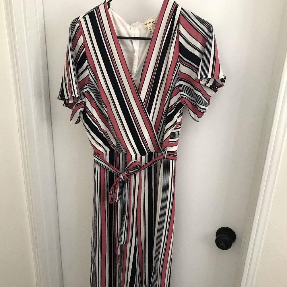 Stripped One piece jumpsuit